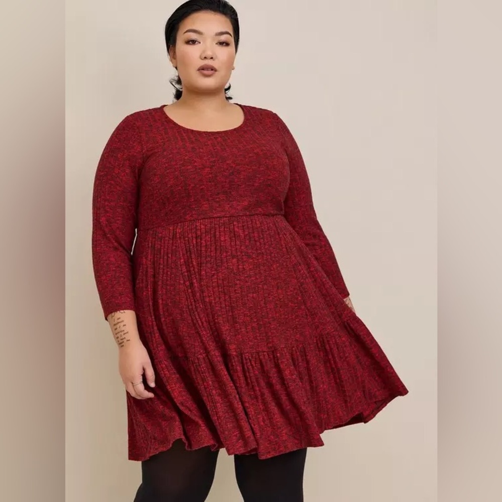 Torrid Vibrant Red Knit Sweater